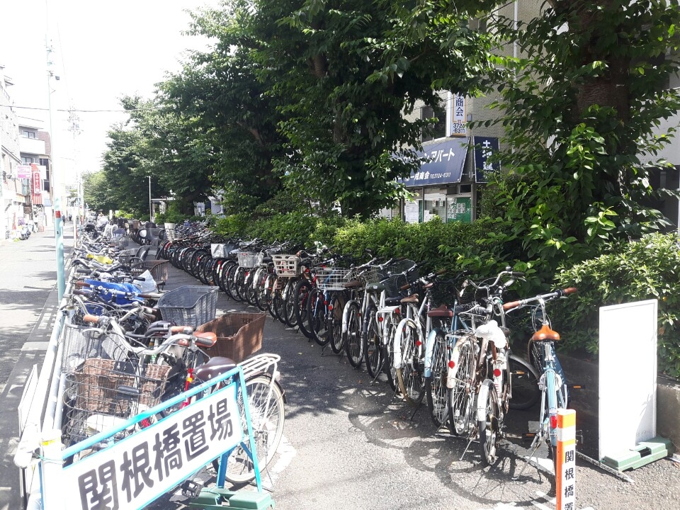 일본 전철역 주변에서는 통학 및 통근용 자전거를 댈 수 있는 주륜장을 쉽게 볼 수 있다. (사진=최지희 기자)