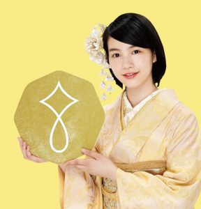 일본 여배우 ‘논’ 씨가 모델로 활동 중인 브랜드 쌀 ‘긴가노시즈쿠(은하의 물방울)’ (이미지: ‘논’ 공식 사이트)