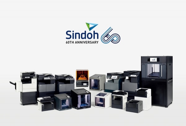 신도리코 사무용 복합기 및 3D 프린터 제품 라인업. 사진=신도리코