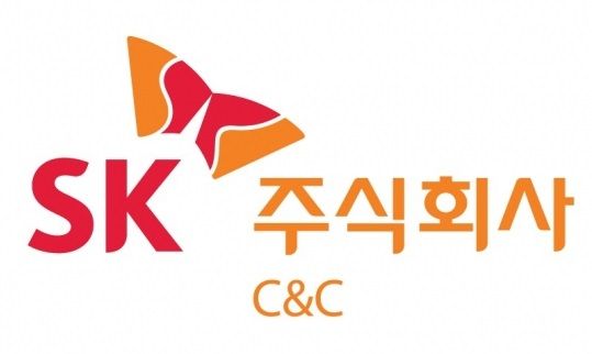 SK(주) C&C 로고.