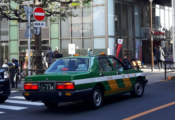 일본 도쿄의 택시 (사진: 최지희 기자)