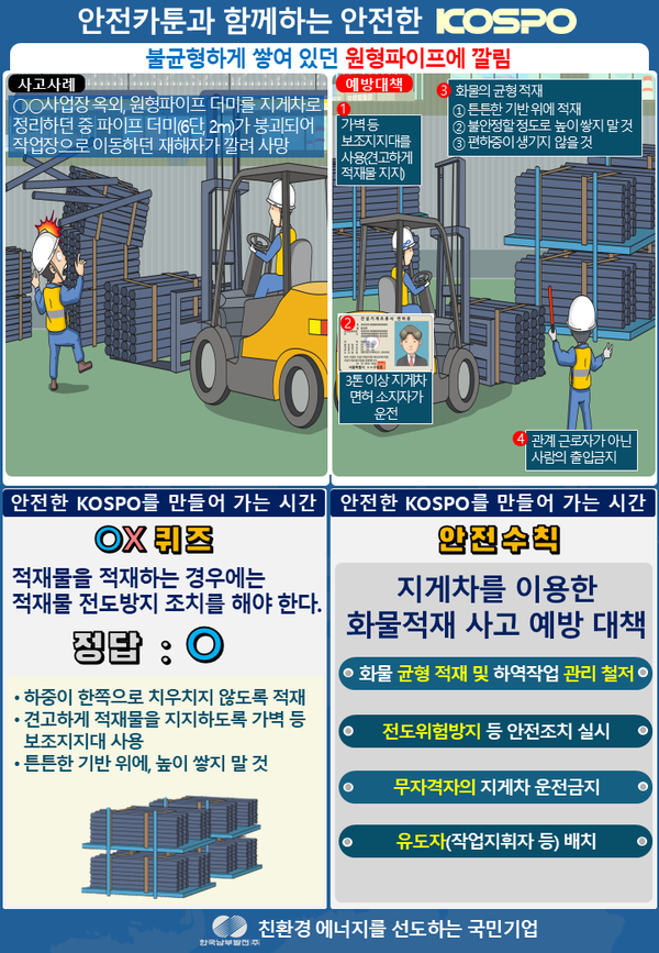 한국남부발전, 'KOSPO 안전카툰' 제작…임직원 및 협력사 대상 안전문화 확산